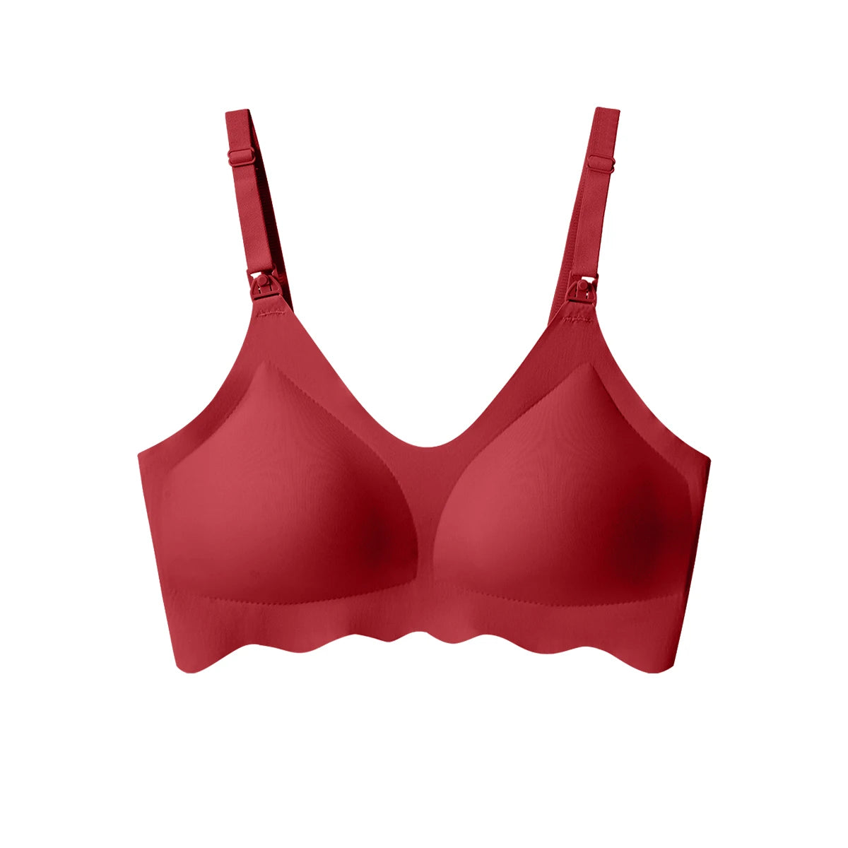 New Traceless Women'S Comfortable and Breathable Ultra Thin Breastfeeding Bra Detachable Breastfeeding Bra