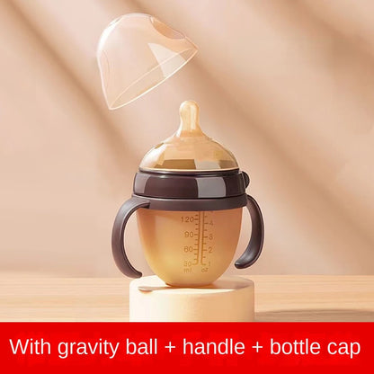 Baby Bottle 250/150Ml Silver Nanoparticle Antibacterial Baby Silicone Bottle Baby Weaning anti Suffocation Nipple Bottle