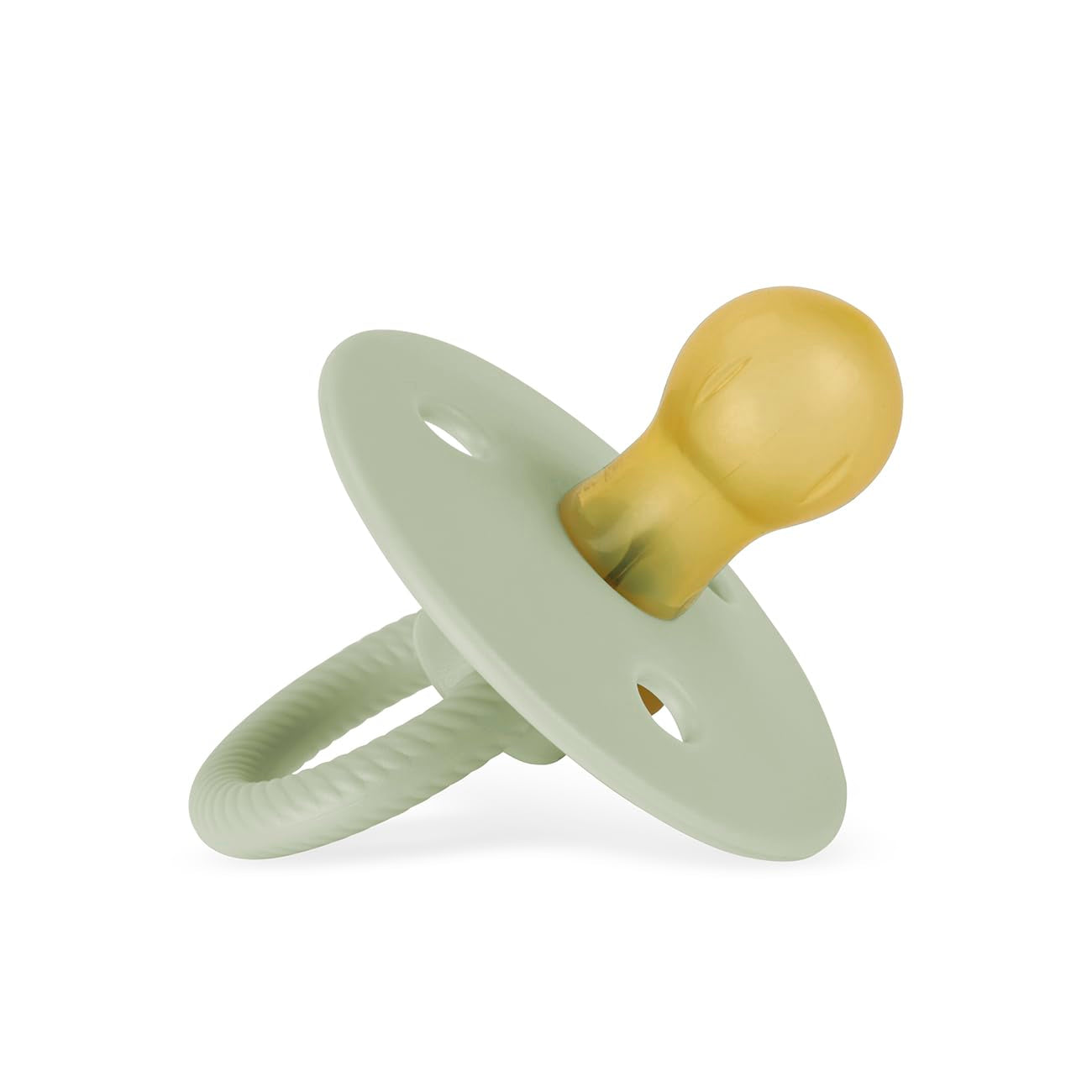 Itzy Ritzy Natural Rubber Pacifiers for 6-18 Mos, Set of 2, Succulent/Agave | Soft Cherry-Shaped Nipple Mimics Breastfeeding, Large Air Holes Enhance Safety, Bpa-Free Design, Provides a Soothing Comfort