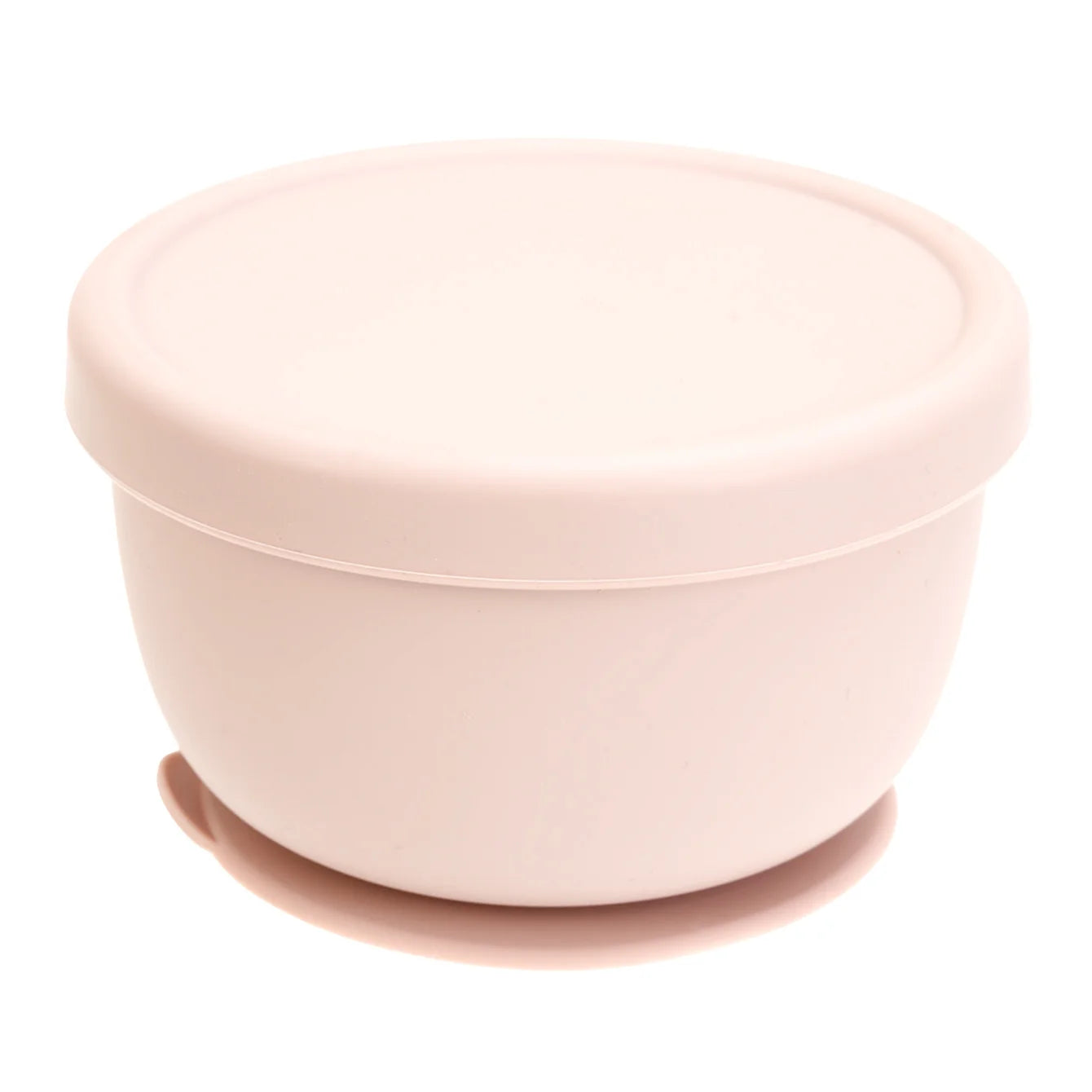 1PC Silicone Baby Feeding Bowl with Suction Cup Portable Food Storage Container with Lids Toddler Solid Self Feeding Tableware