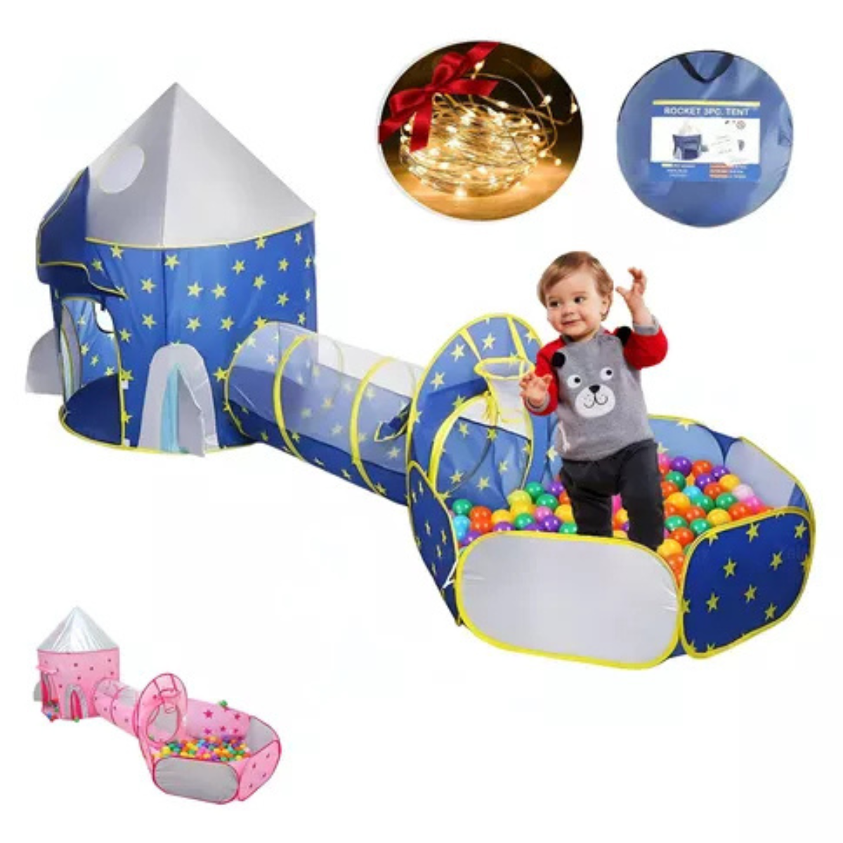 Carpa Casita 3 En 1 Para Niños