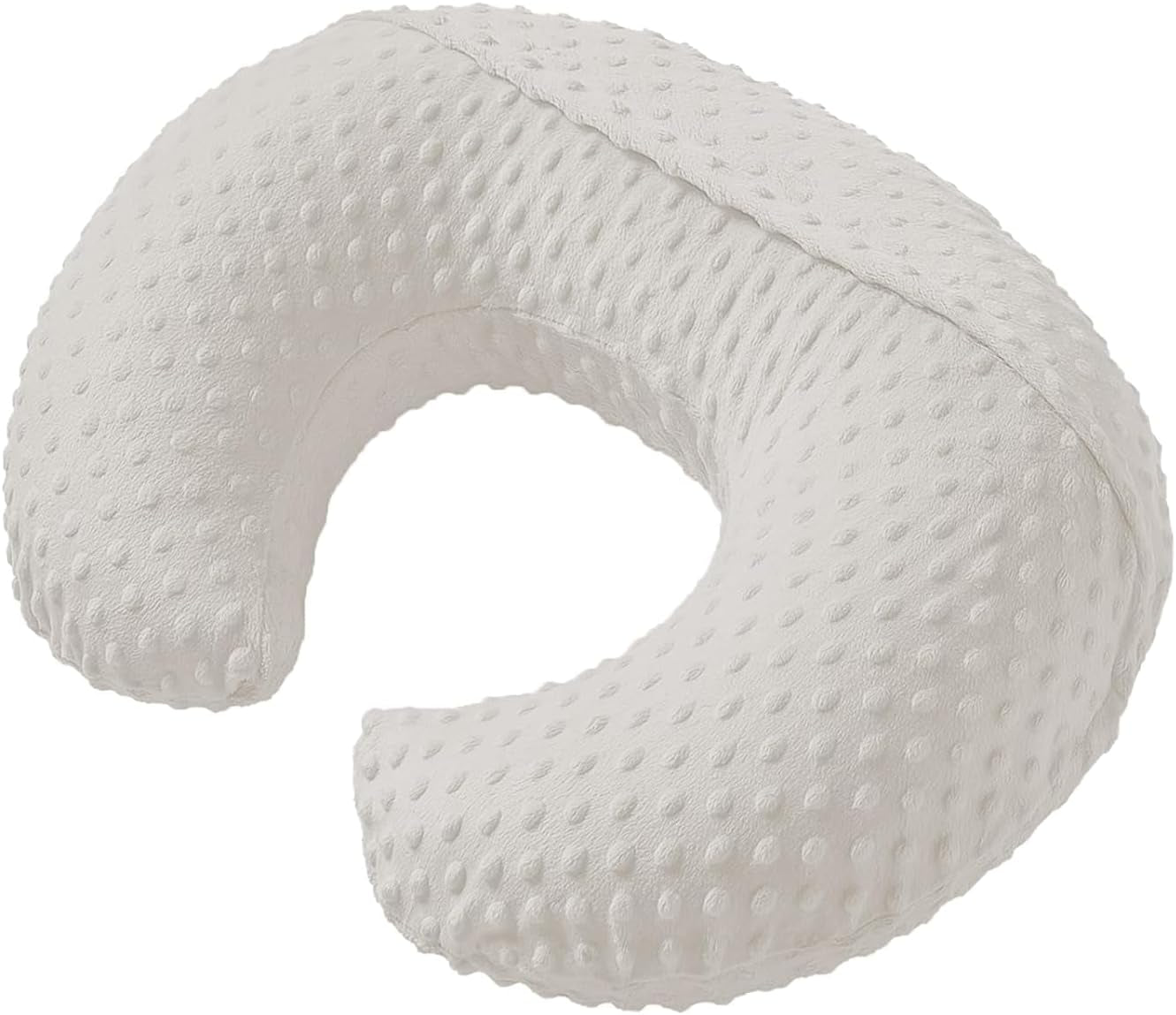 Nursing Pillow for Breastfeeding and Bottle Feeding More Support for Mom and Baby,Soft Newborn Nursing Baby Pillow， Machine Washable (Fog)