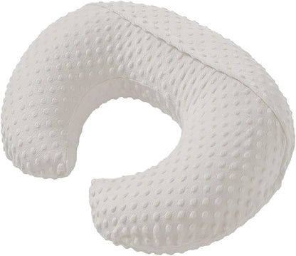 Nursing Pillow for Breastfeeding and Bottle Feeding More Support for Mom and Baby,Soft Newborn Nursing Baby Pillow， Machine Washable (Fog)
