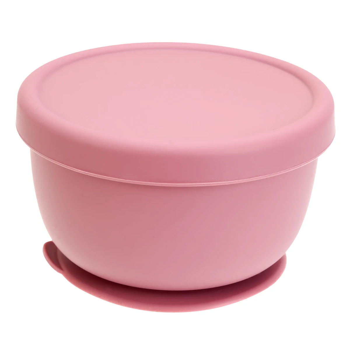 1PC Silicone Baby Feeding Bowl with Suction Cup Portable Food Storage Container with Lids Toddler Solid Self Feeding Tableware