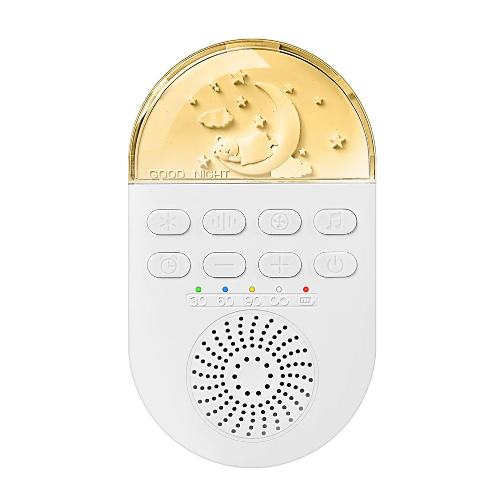Baby White Noise Sound Machine 24 Soothing Sounds Baby White Noise Machine Sleeping Relaxation Rechargeable for Home Travel