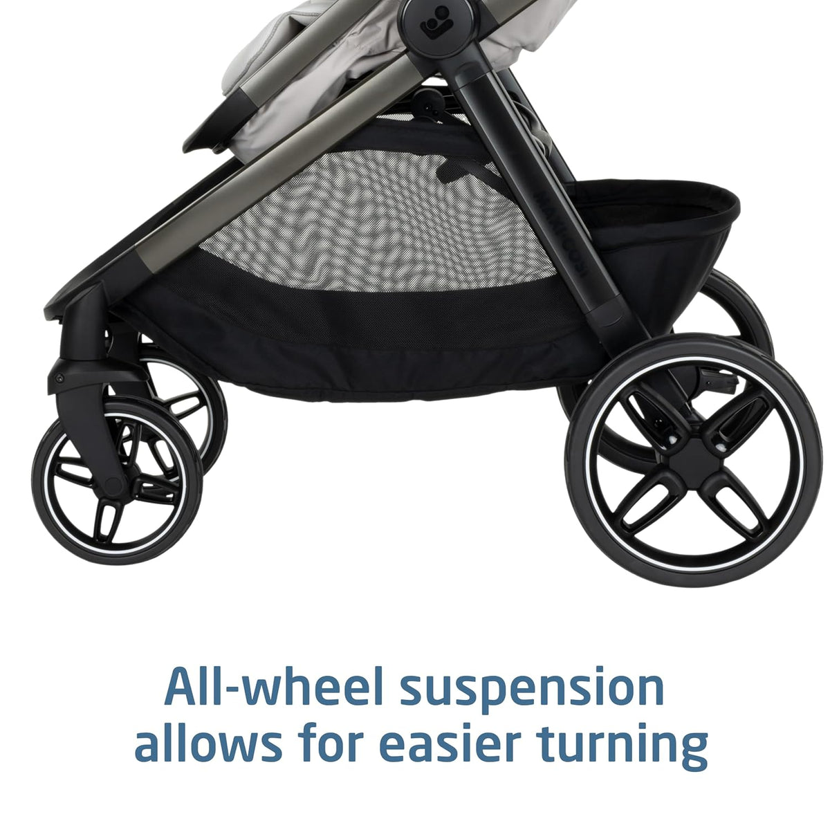 Zelia Pro 5-In-1 Travel System with Mico Pro Infant Car Seat and Baby Stroller Combo, Reversible Seat, Large Wheels, Adjustable Handle, Newborn to Toddler, Lightweight, Classic Oat