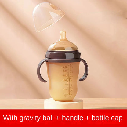 Baby Bottle 250/150Ml Silver Nanoparticle Antibacterial Baby Silicone Bottle Baby Weaning anti Suffocation Nipple Bottle