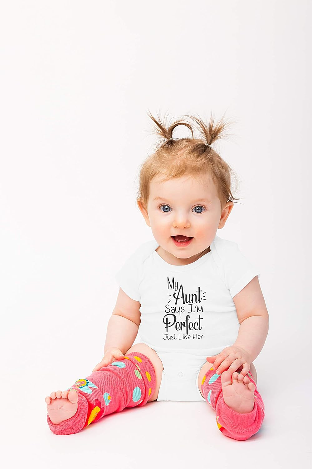 My Aunt Says I'M Perfect Just like Her - Funny Baby Essentials Bodysuit - Newborn Girl Clothes