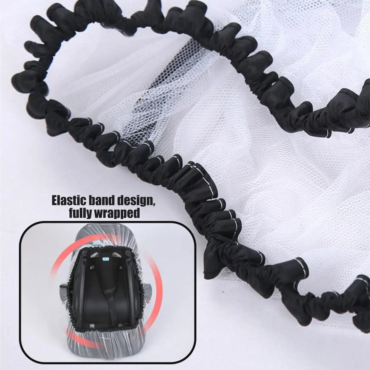 Baby Stroller Pushchair Mosquito Net Breathable Mesh Net for Stroller Infant Carrier Car Seat N Ewborn Carriage Cradles Cover
