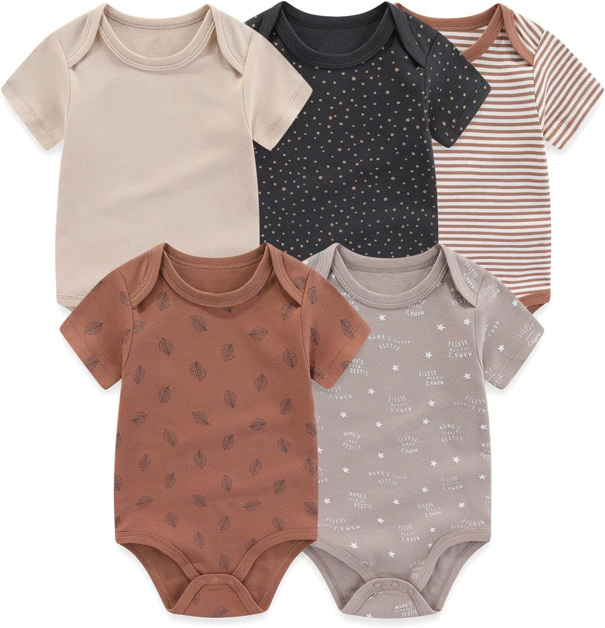20 Pack Baby Boy Girl Bodysuits Sets New Born Clothes Essentials | Classic & Stylish,Newborn Essentials Set,Easy to Mix & Match,Everyday Wear,Easy Diaper Changes,Perfect for New Parents