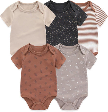 20 Pack Baby Boy Girl Bodysuits Sets New Born Clothes Essentials | Classic & Stylish,Newborn Essentials Set,Easy to Mix & Match,Everyday Wear,Easy Diaper Changes,Perfect for New Parents