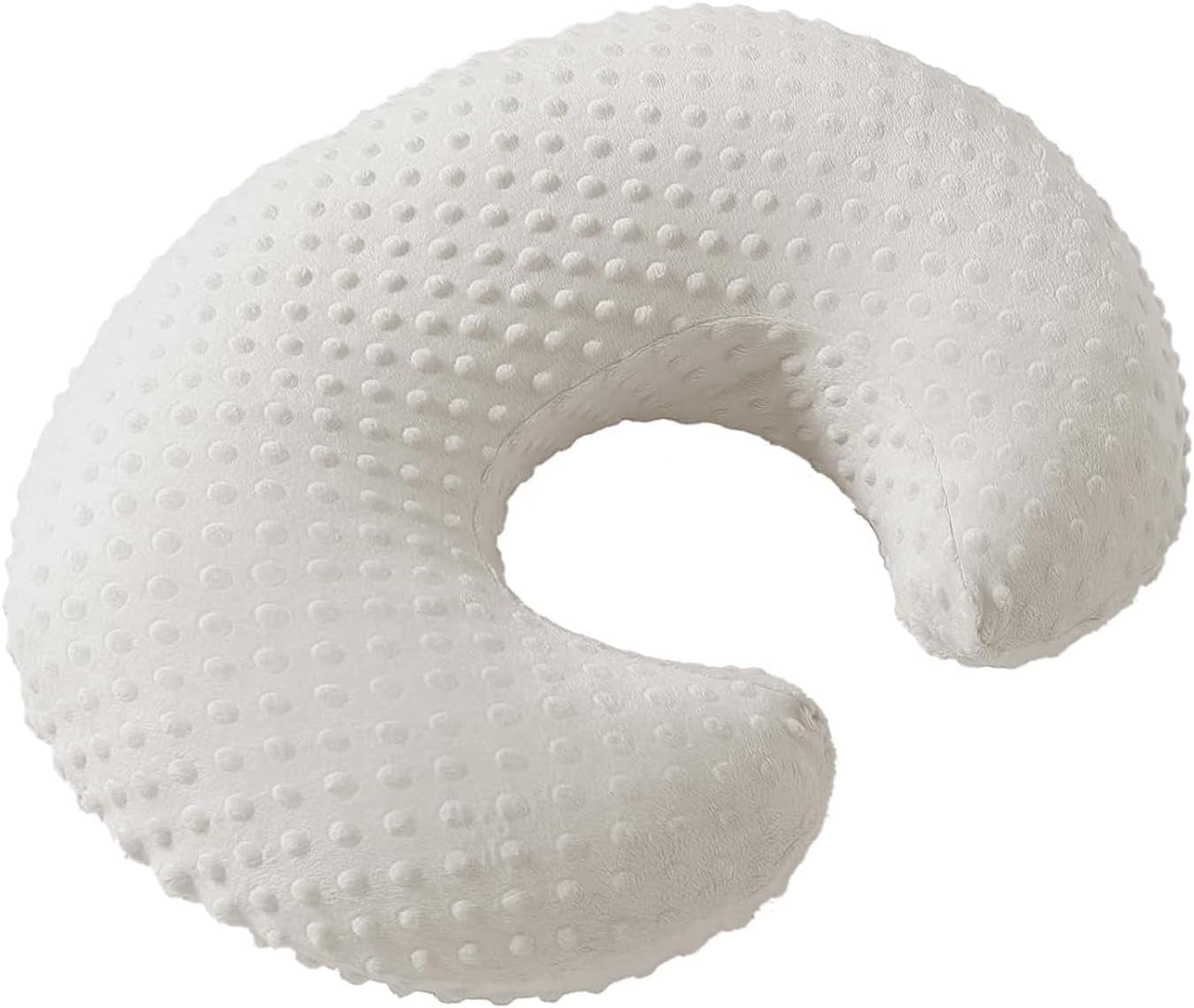 Nursing Pillow for Breastfeeding and Bottle Feeding More Support for Mom and Baby,Soft Newborn Nursing Baby Pillow， Machine Washable (Fog)