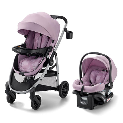 Graco Modes Pramette Travel System — 3-in-1 Stroller & SnugRide LX Infant Car Seat Combo (Ellington)