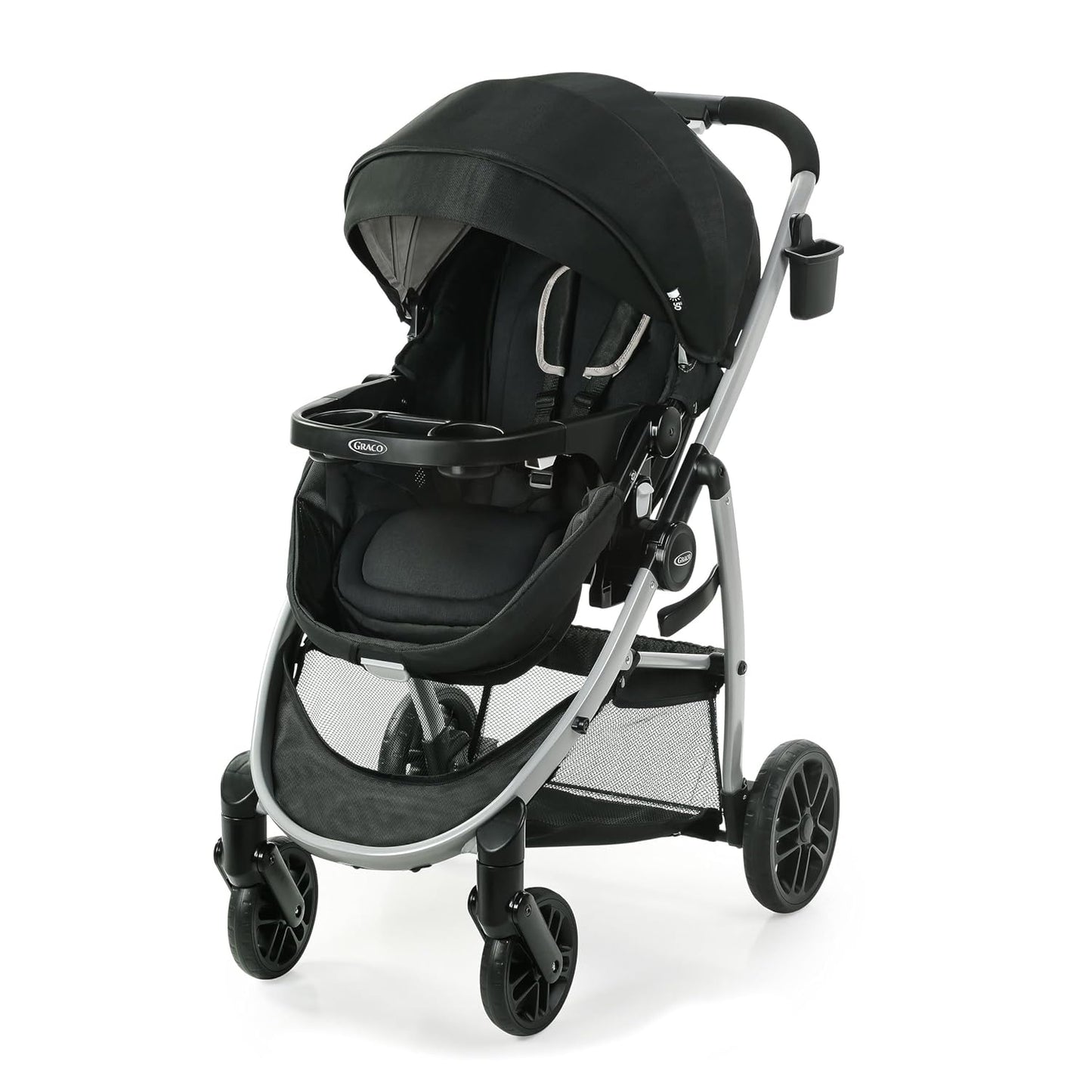Graco Modes Pramette Travel System — 3-in-1 Stroller & SnugRide LX Infant Car Seat Combo (Ellington)