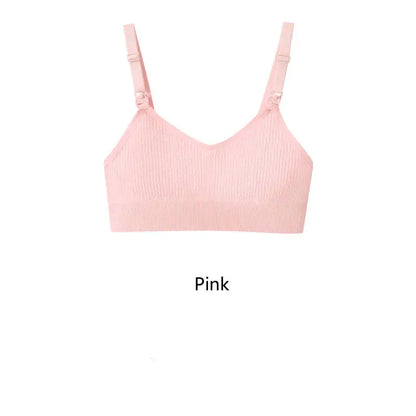 Women'S Breastfeeding Underwear Comfortable without Steel Rings and anti Sagging Gathering Breastfeeding Bra