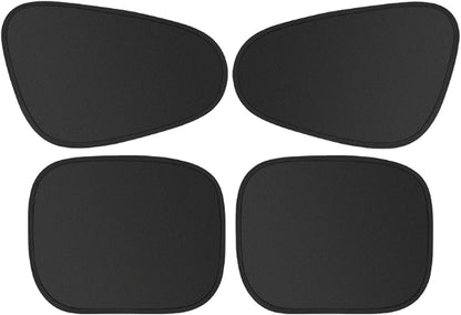 Car Window Sunshade Privacy Curtains, Car Side Window Sunshade Shade for Car Windows, 100% Light Blocking, for Breastfeeding, Napping, Changing, Camping, Side Window Baby Shade, 4 PCS