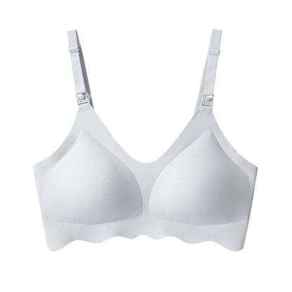 New Traceless Women'S Comfortable and Breathable Ultra Thin Breastfeeding Bra Detachable Breastfeeding Bra
