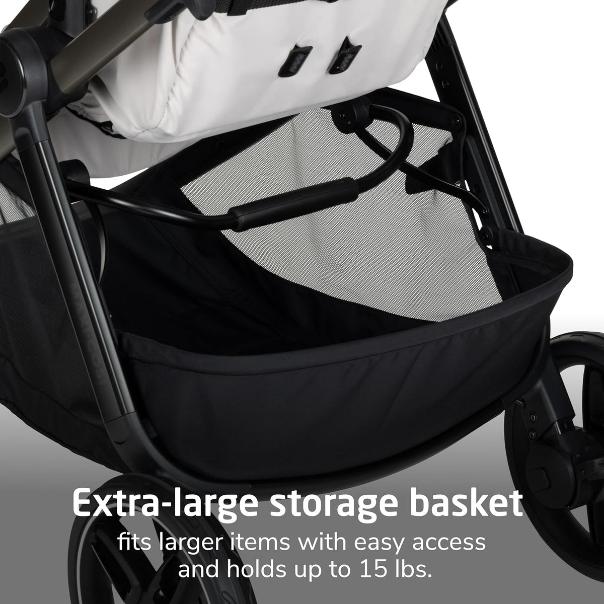 Zelia Pro 5-In-1 Travel System with Mico Pro Infant Car Seat and Baby Stroller Combo, Reversible Seat, Large Wheels, Adjustable Handle, Newborn to Toddler, Lightweight, Classic Oat