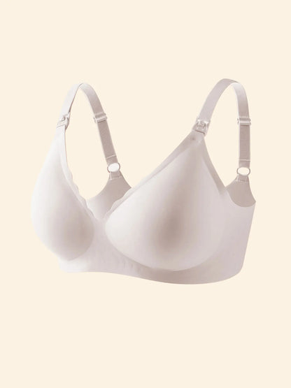 New Traceless Women'S Comfortable and Breathable Ultra Thin Breastfeeding Bra Detachable Breastfeeding Bra