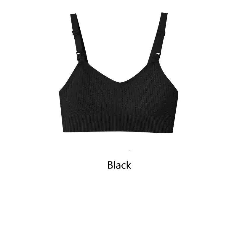 Women'S Breastfeeding Underwear Comfortable without Steel Rings and anti Sagging Gathering Breastfeeding Bra