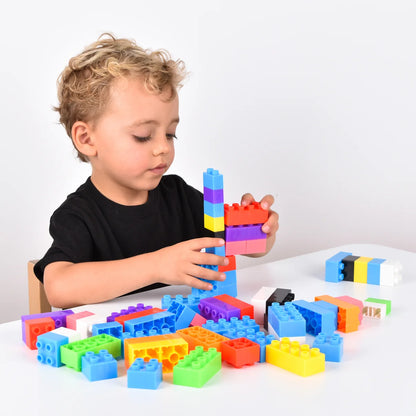 Educrea Juego De Ensamble Armablocks Educrea Bloques de Construcción Coloridos para Niños Aprendizaje y Creatividad