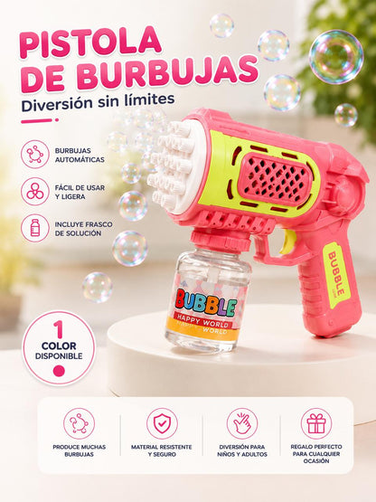 Pistola de Burbujas Bubble Gum