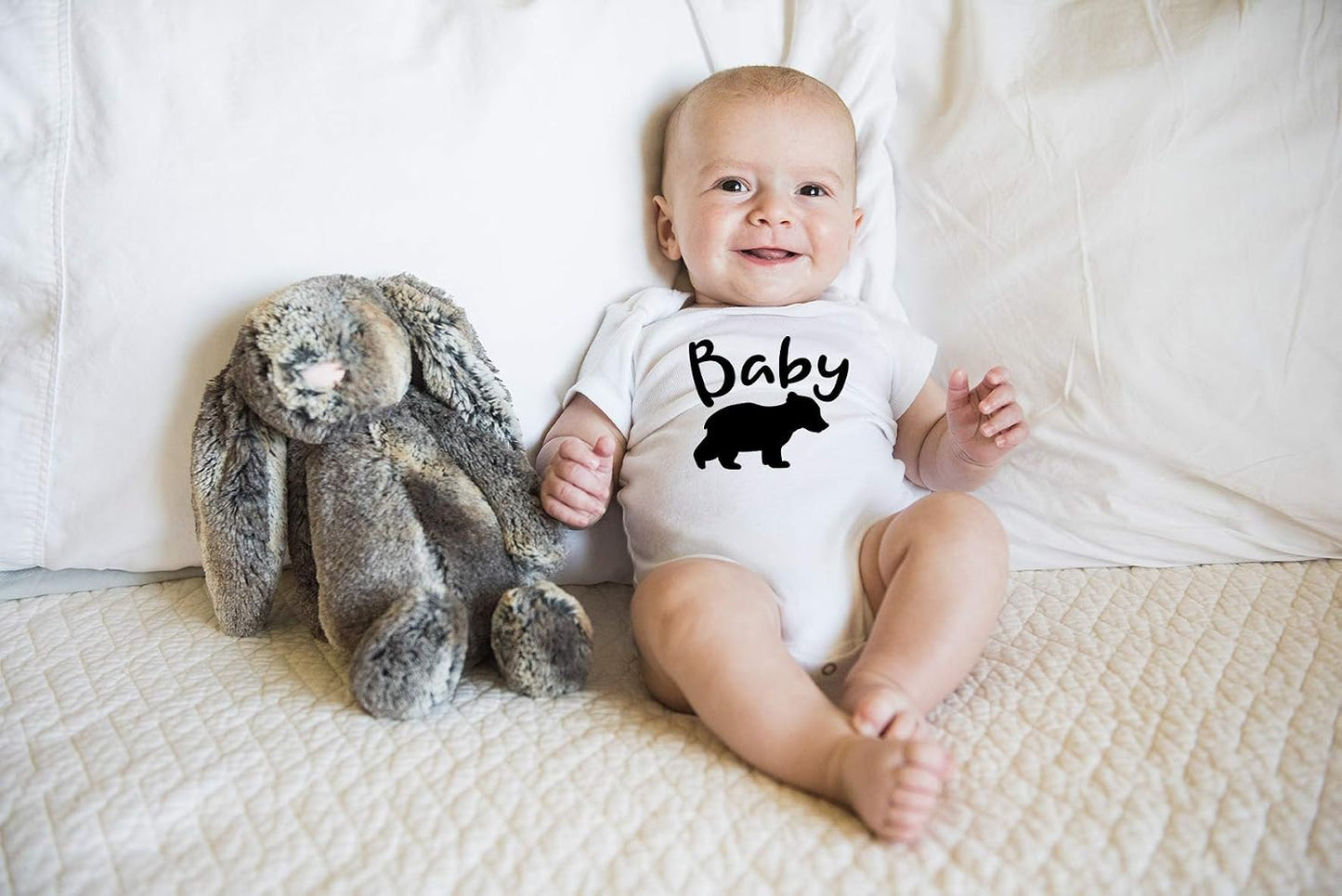 Baby Bear - Funny Baby Essentials Bodysuit - Newborn Girl Clothes Baby Boy Romper Infant Outfits