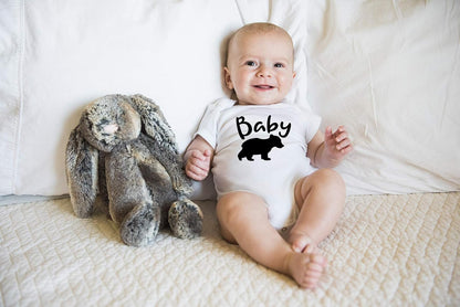 Baby Bear - Funny Baby Essentials Bodysuit - Newborn Girl Clothes Baby Boy Romper Infant Outfits