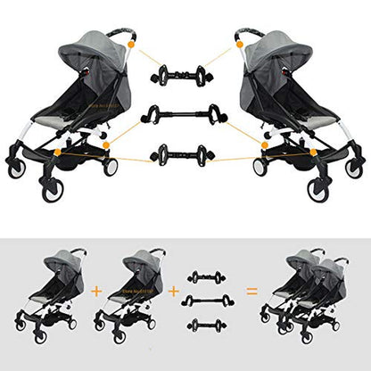 Tandem Stroller Connectors, Universal Stroller Pushcair Connector Twin Stroller Connector