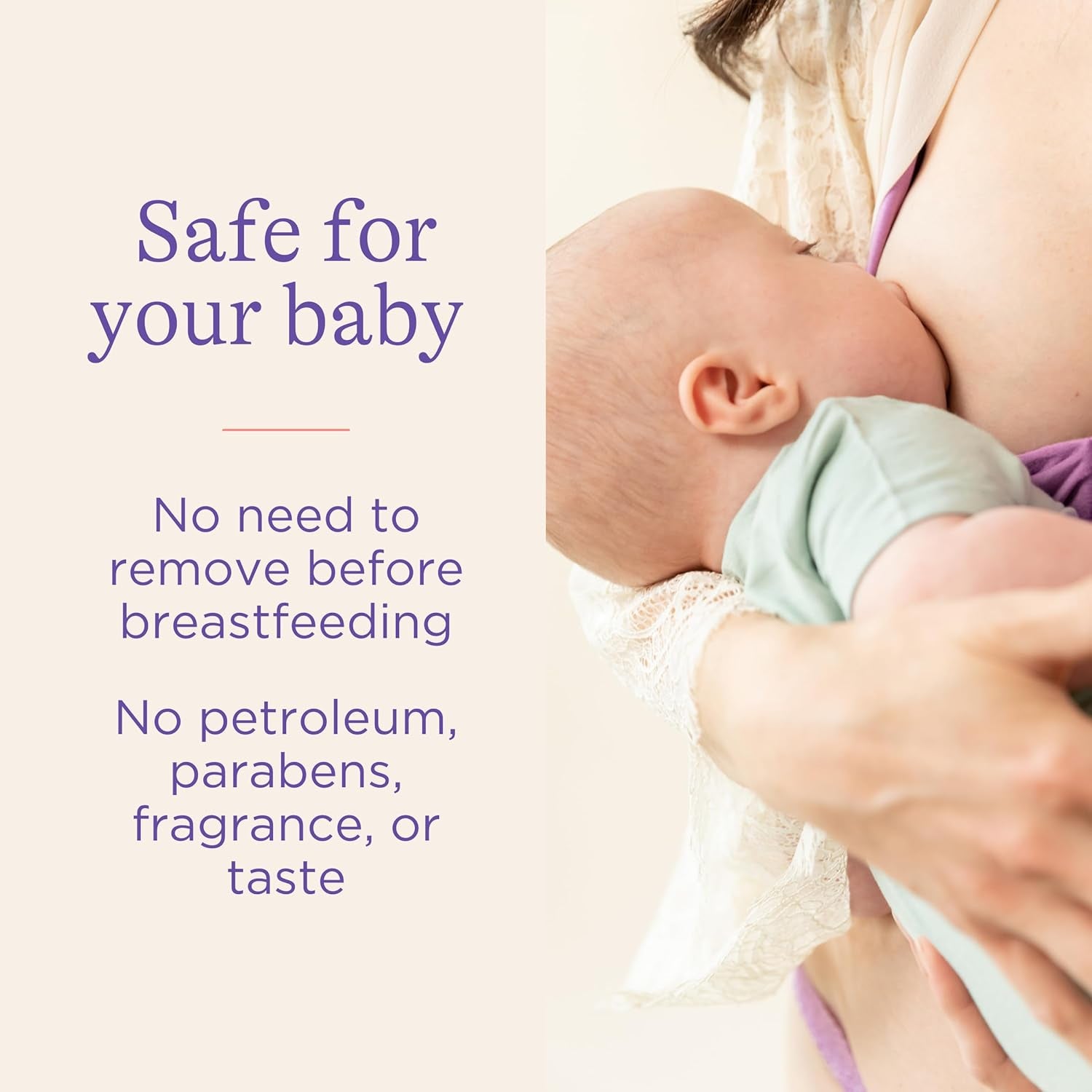 Lanolin Nipple Cream, 1.41 Ounces | Safe for Breastfeeding Baby, 100% Natural Nipple Butter, Breastfeeding Essentials, Postpartum Moms