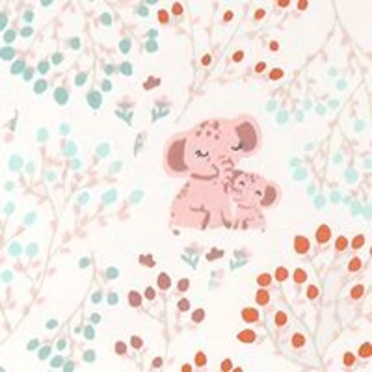 Baby Girl Pink Floral Elephant Cotton Layette Gift Set, Baby Clothes Essentials, 30-Piece