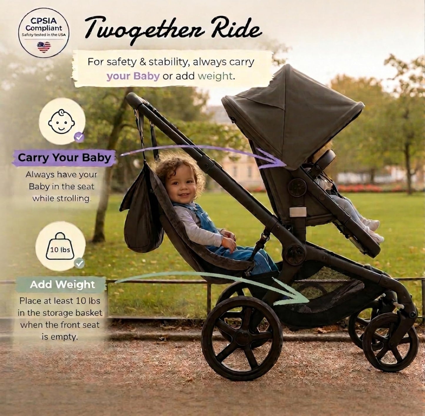 Hammock Seat Attachment. Alternative for Universal Stroller Board If You Need a Double Stroller for Infant and Toddler or Toddler Stroller 3-5 Year Old. Alternative for Stroller for Toddler