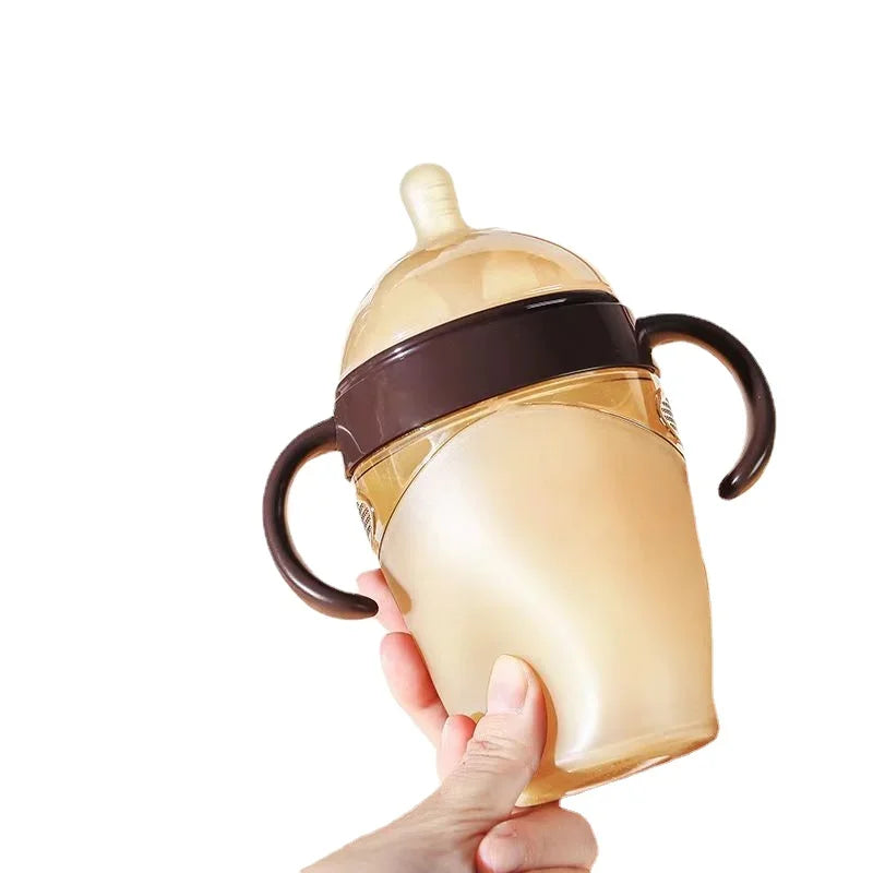 Baby Bottle 250/150Ml Silver Nanoparticle Antibacterial Baby Silicone Bottle Baby Weaning anti Suffocation Nipple Bottle