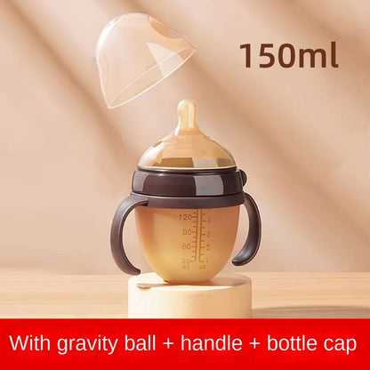 Baby Bottle 250/150Ml Silver Nanoparticle Antibacterial Baby Silicone Bottle Baby Weaning anti Suffocation Nipple Bottle