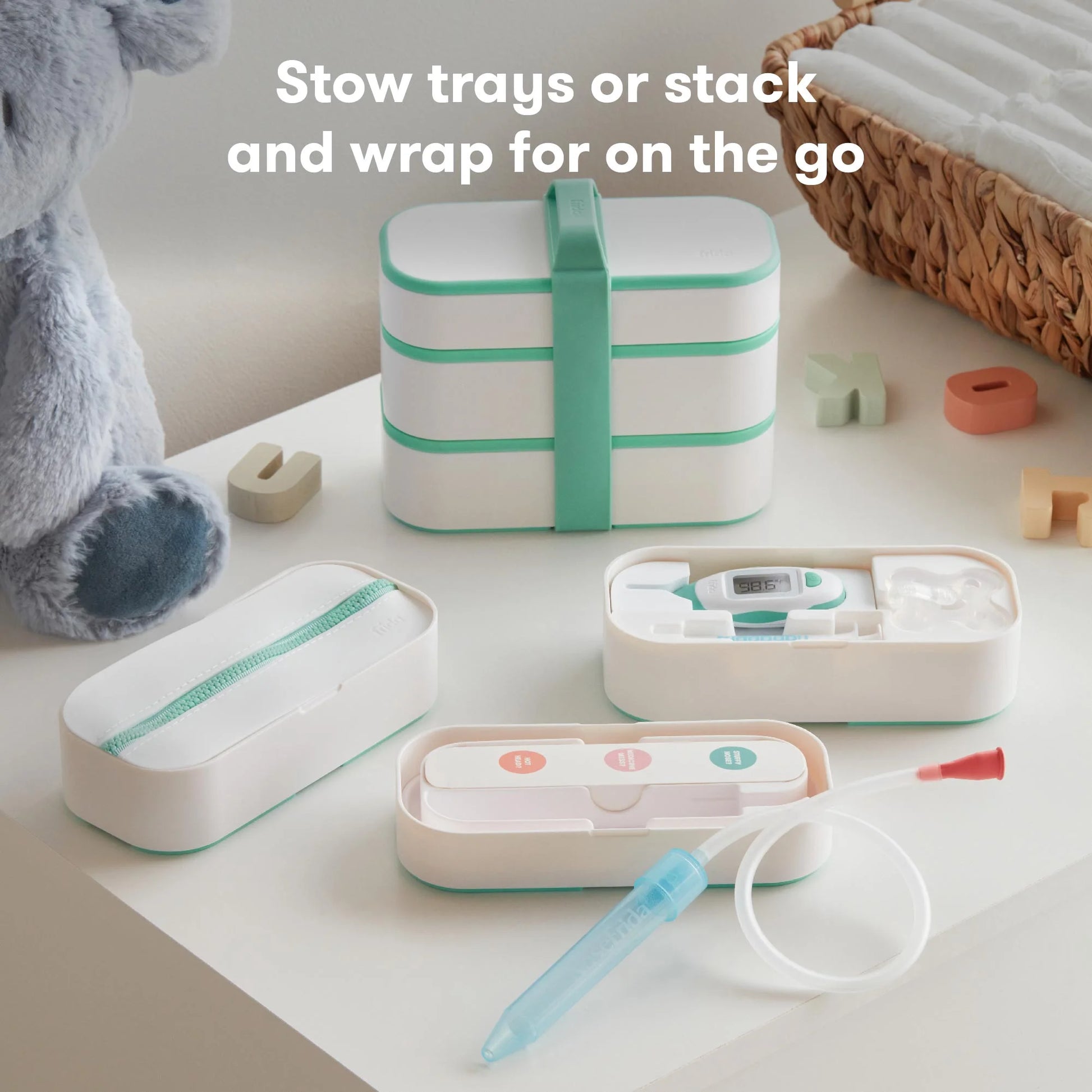 Mobile Medicine Kit for Infants, Sick Baby Essentials for Congestion and More