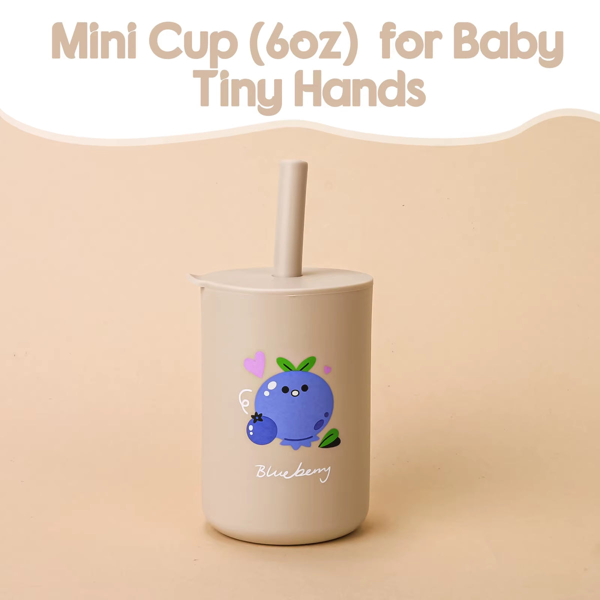 1PC Baby Feeding Drinkware Straw Cup Baby Cartoon Learning Feeding Cup Food Grade Silicone Toddler Water Bottle Tableware