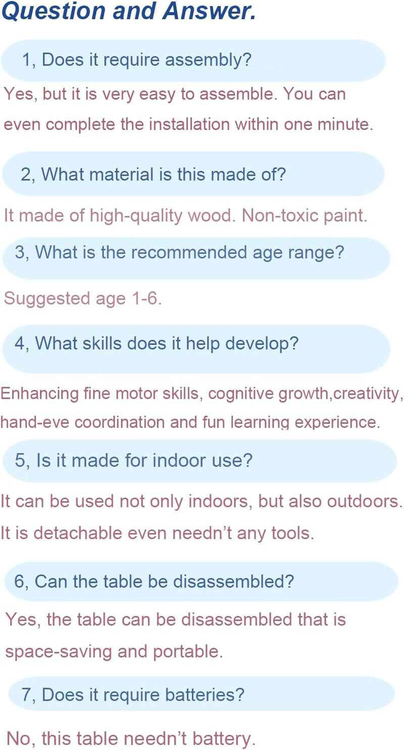 Activity Table, Montessori Toys for 1 2 Year Old Girls Boy Gifts, 7 in 1 Wooden Sensory Play Table for Toddler 1 2 3, Learning Toys for Baby 12-18 Months 1St Christmas Birthday Gifts
