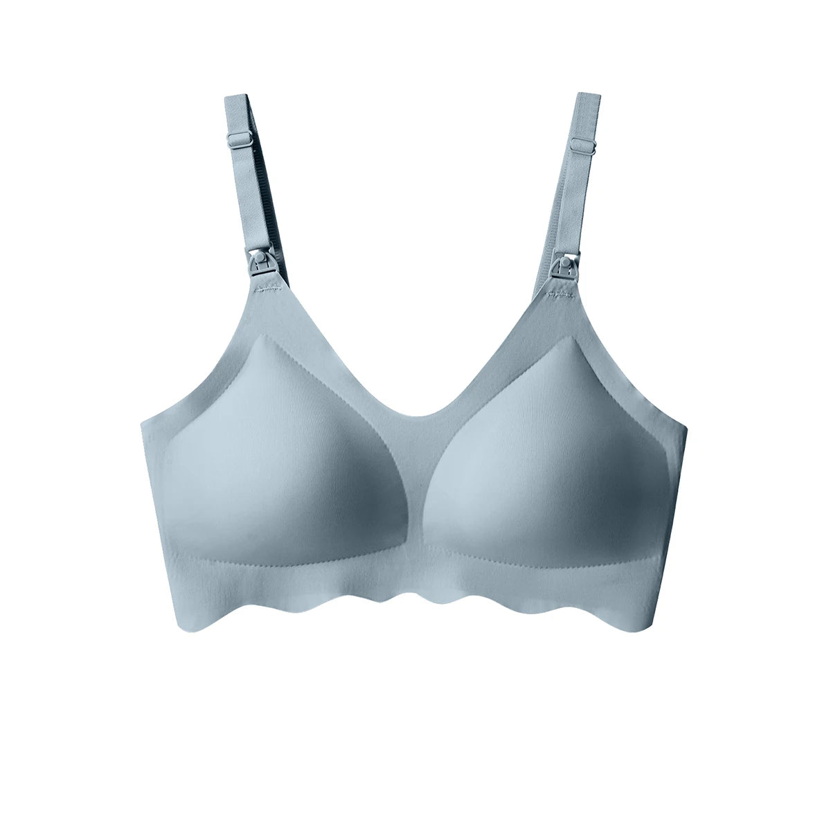 New Traceless Women'S Comfortable and Breathable Ultra Thin Breastfeeding Bra Detachable Breastfeeding Bra