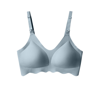 New Traceless Women'S Comfortable and Breathable Ultra Thin Breastfeeding Bra Detachable Breastfeeding Bra