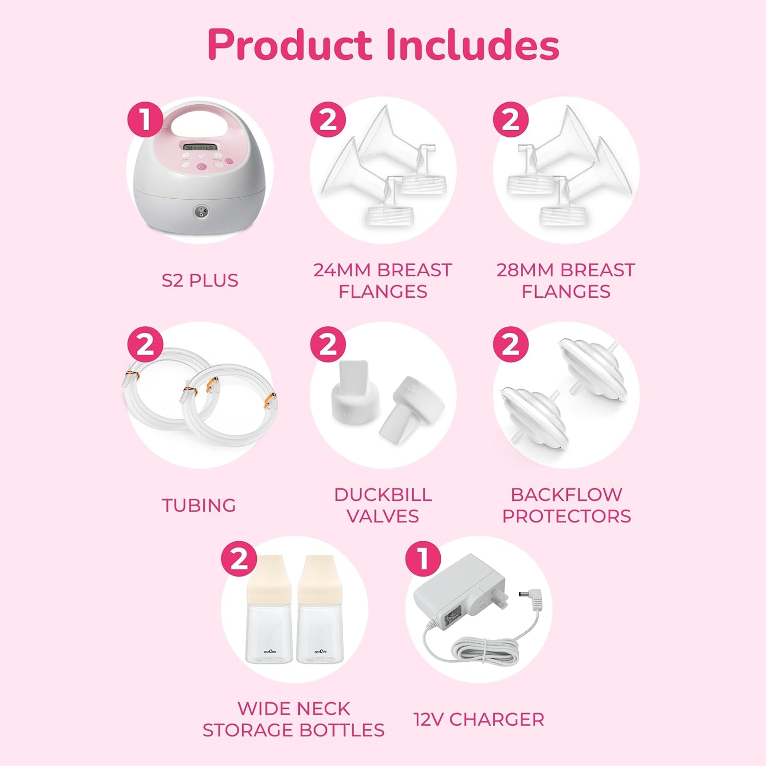 - S2 plus Electric Breast Milk Pump for Baby Feeding - Convenient Breast Feeding Support