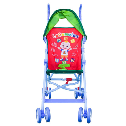 Sunny Days Entertainment  Official Umbrella Stroller with Canopy - Red Travel Stroller for Newborns Toddlers and Kids, Large | Alloy Steel Frame, 3 Point Harness, Rear Locking Brakes, 8 Wheels, 33 Lb Capacity, 6-36 Months, Folds 43.75 X 7 X 5 In