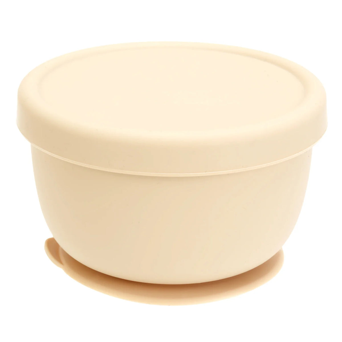 1PC Silicone Baby Feeding Bowl with Suction Cup Portable Food Storage Container with Lids Toddler Solid Self Feeding Tableware